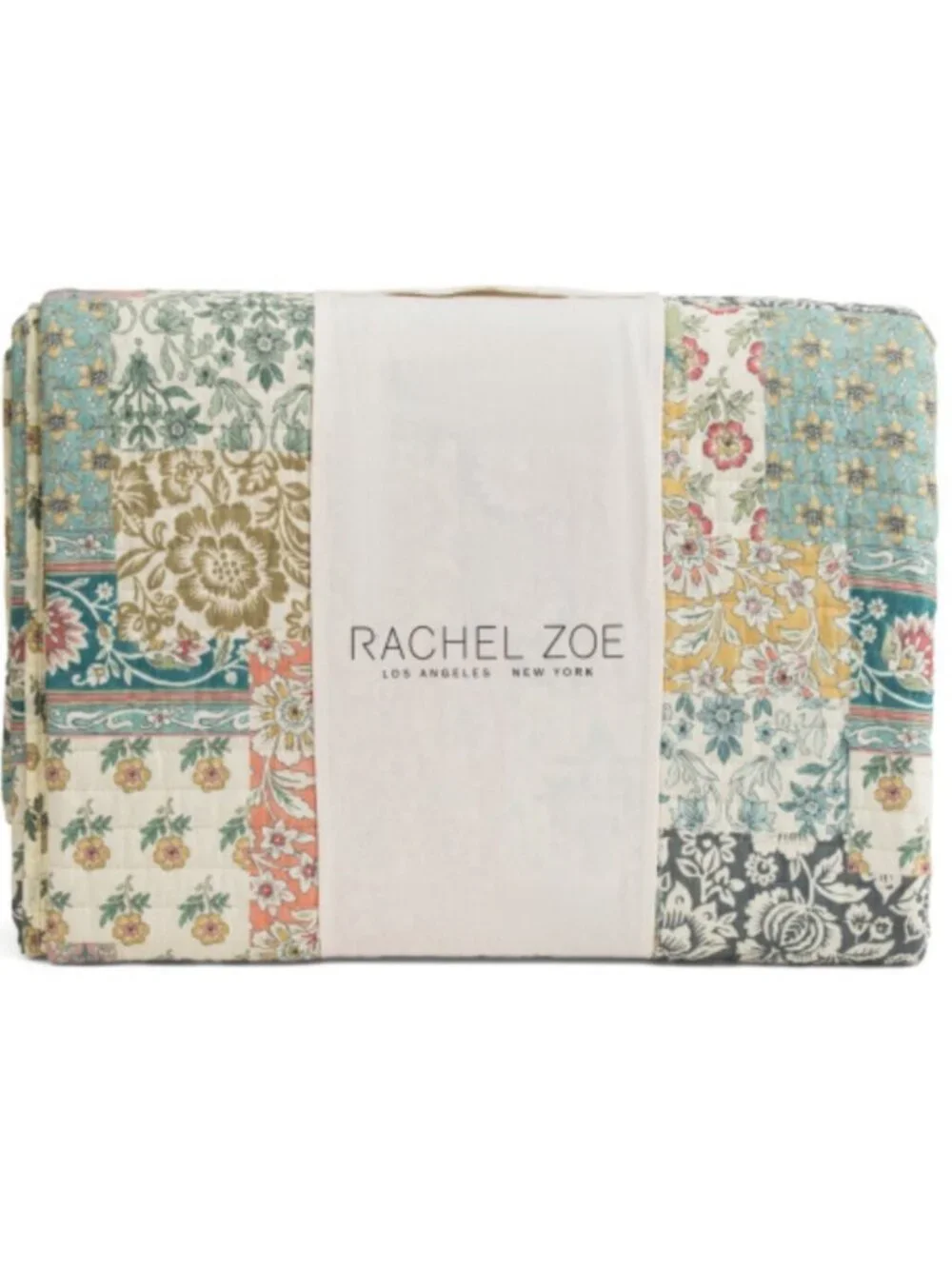 Rachel Zoe Floral Patchwork Quilt Set